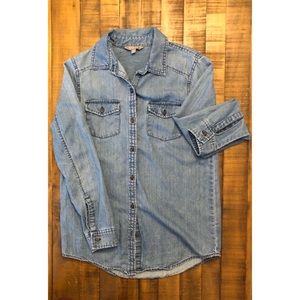 Boyfriend Denim ButtonUp